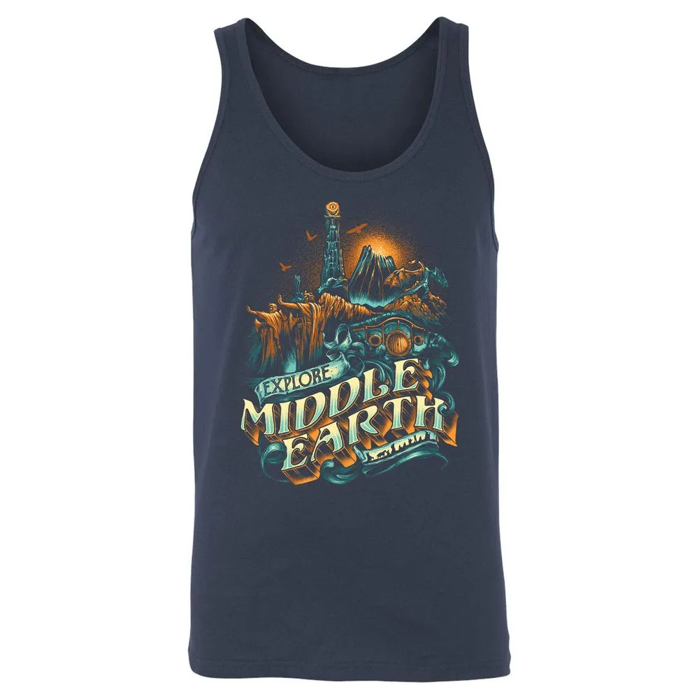 Unisex Jersey Tank - K9TESPDS - Navy - 2