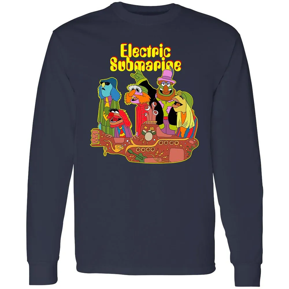Long Sleeve T-Shirt - ATH94HUB - Navy - 2