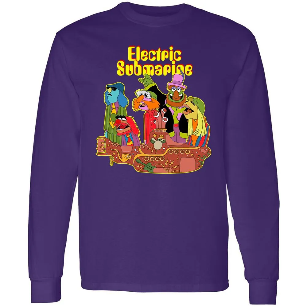Long Sleeve T-Shirt - ATH94HUB - Purple - 13
