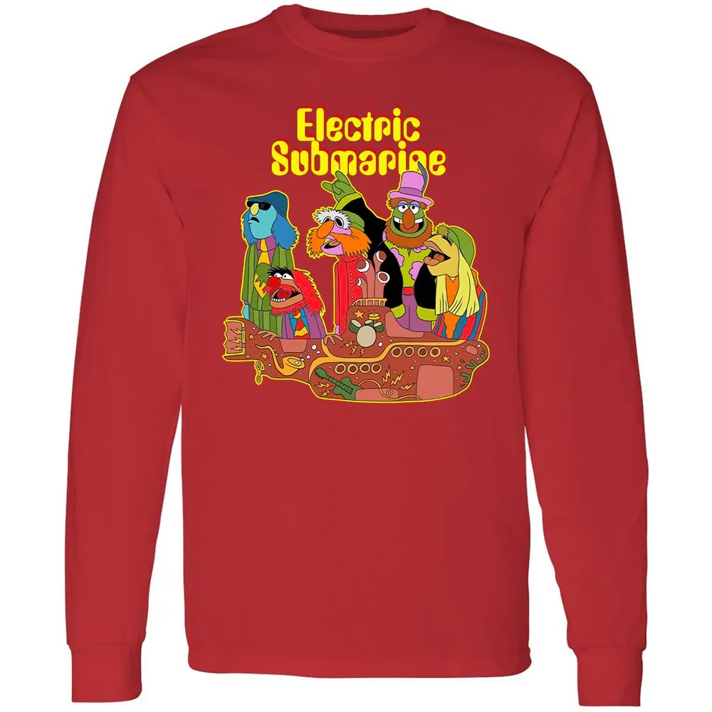 Long Sleeve T-Shirt - ATH94HUB - Red - 14