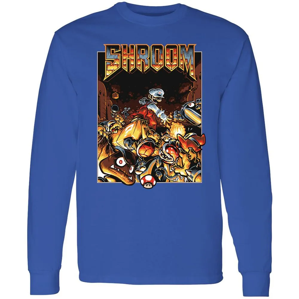 Long Sleeve T-Shirt - 8QCRFE8L - Royal - 8