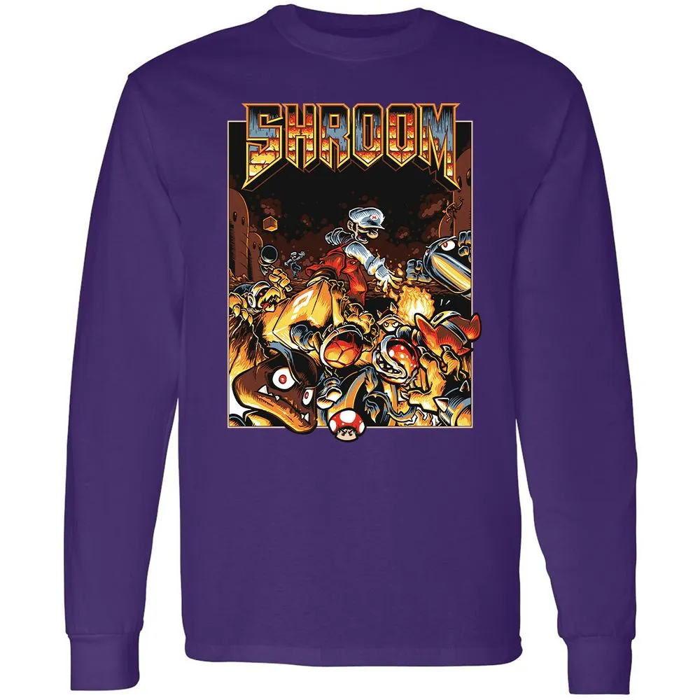 Long Sleeve T-Shirt - 8QCRFE8L - Purple - 13
