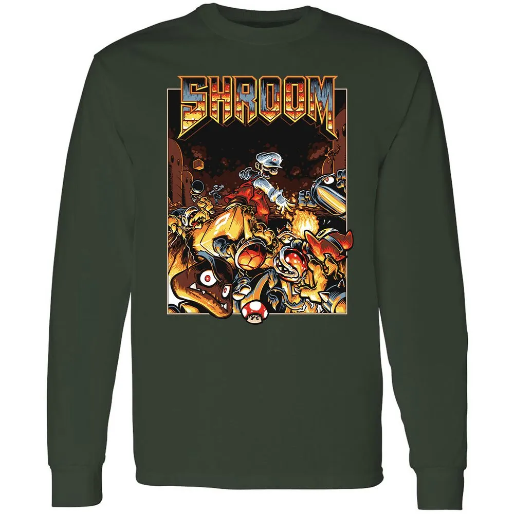 Long Sleeve T-Shirt - 8QCRFE8L - Forest Green - 4
