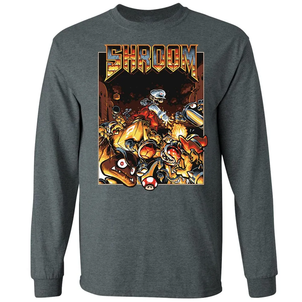 Long Sleeve T-Shirt - 8QCRFE8L - Dark Heather - 15