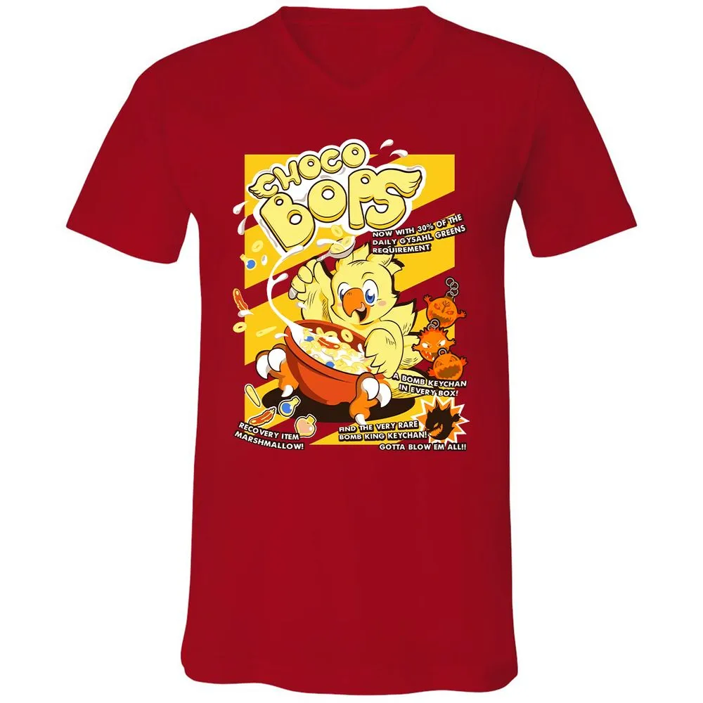 Unisex V-Neck T-Shirt - T949KV4V - Red - 3