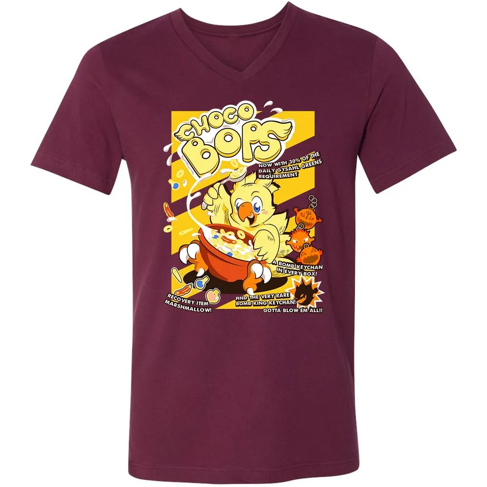 Unisex V-Neck T-Shirt - T949KV4V - Maroon - 6