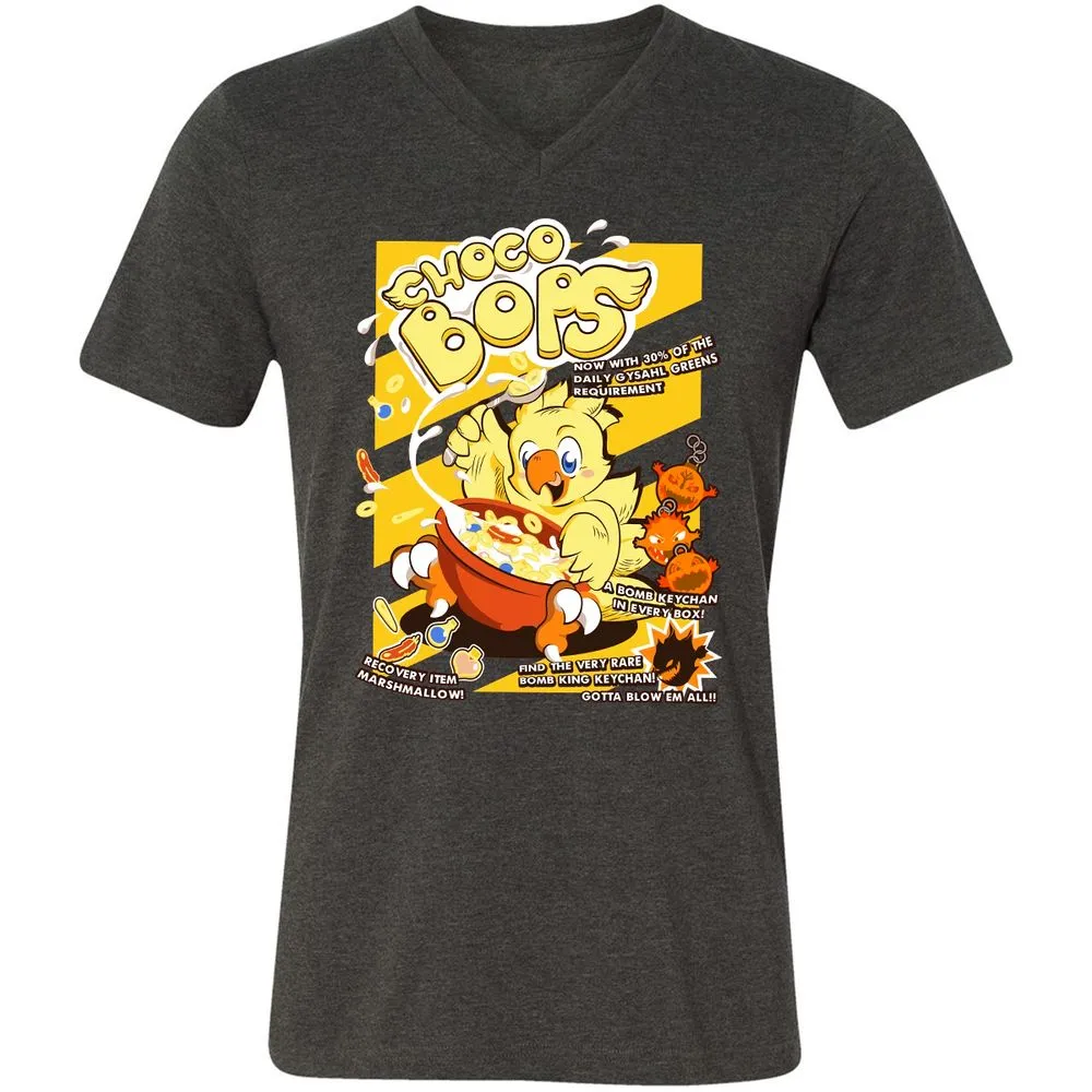 Unisex V-Neck T-Shirt - T949KV4V - Dark Grey Heather - 8
