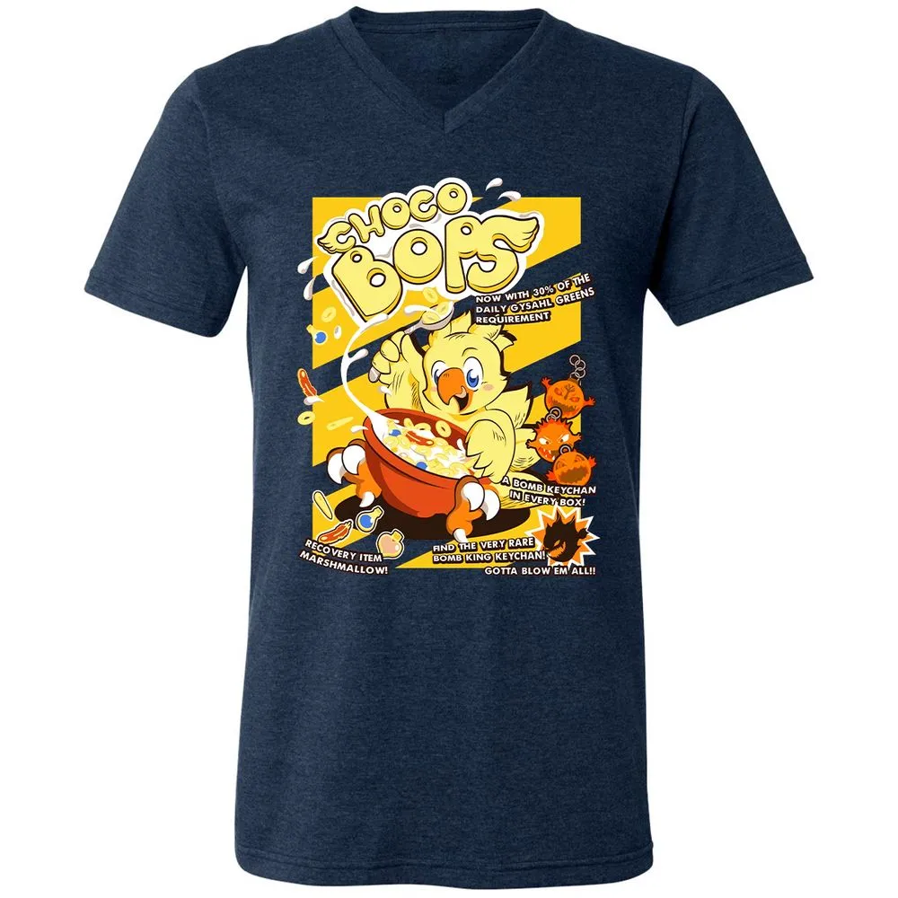 Unisex V-Neck T-Shirt - T949KV4V - Heather Navy - 15
