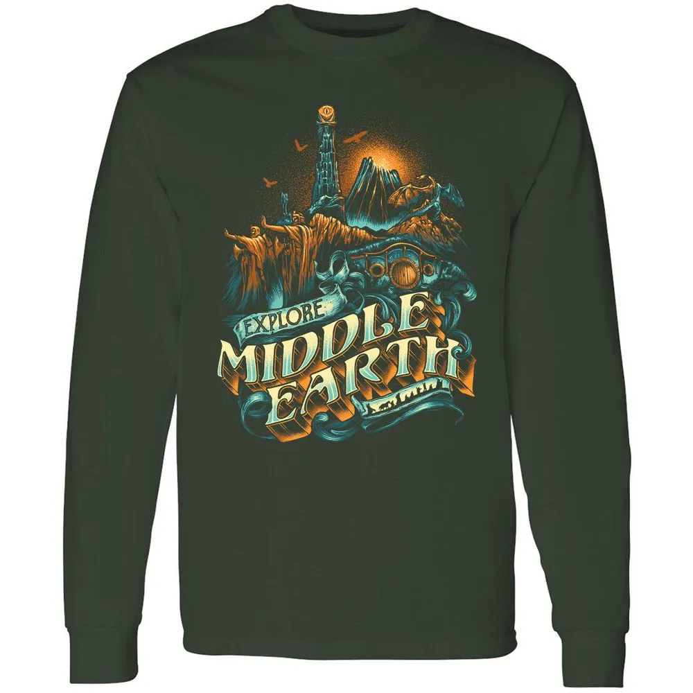 Long Sleeve T-Shirt - ZSKSQHEZ - Forest Green - 4
