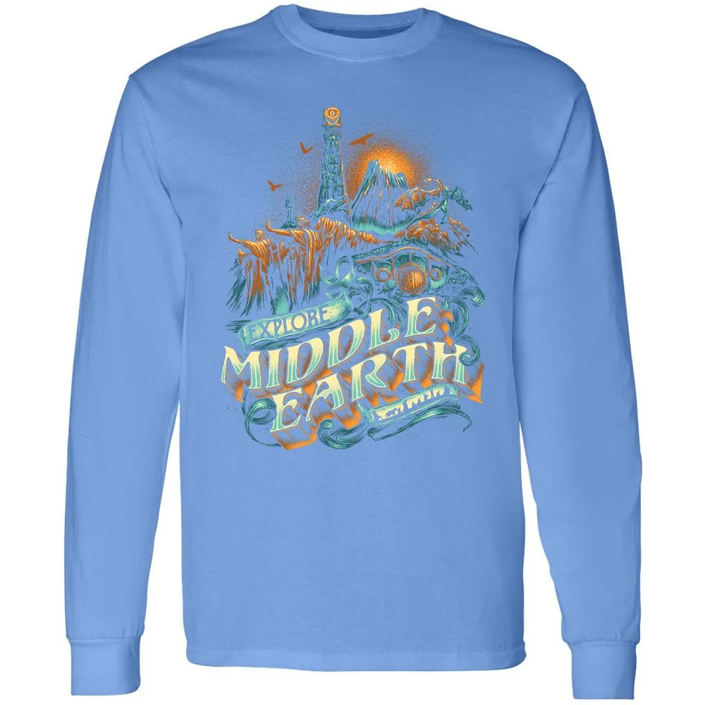 Long Sleeve T-Shirt - ZSKSQHEZ - Carolina Blue - 12