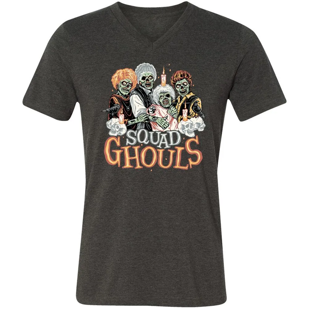 Unisex V-Neck T-Shirt - FKBBN9M1 - Dark Grey Heather - 8
