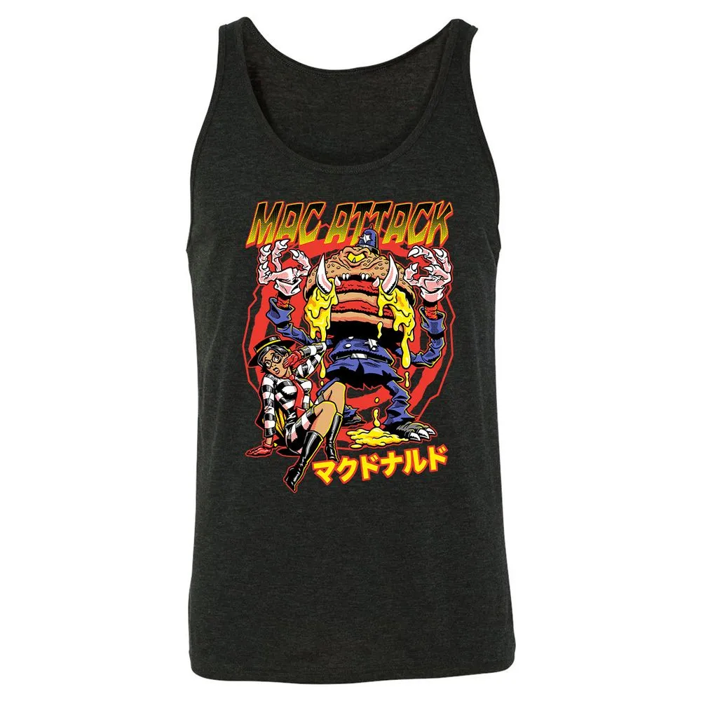 Unisex Jersey Tank - B9RMXJCQ - Charcoal Black Triblend - 5