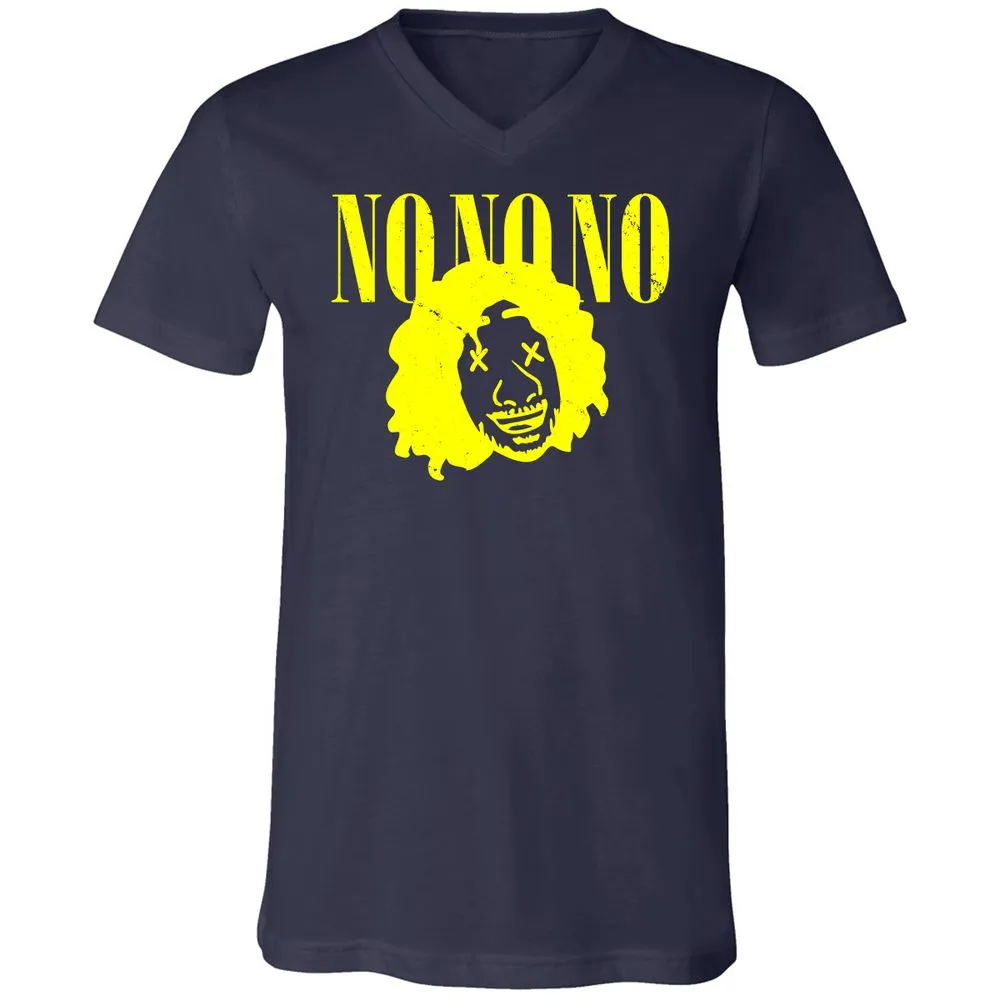 Unisex V-Neck T-Shirt - KUMC9B4Q - Navy - 2