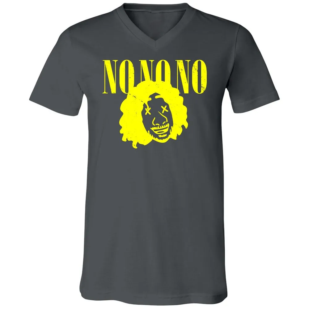 Unisex V-Neck T-Shirt - KUMC9B4Q - Asphalt - 12