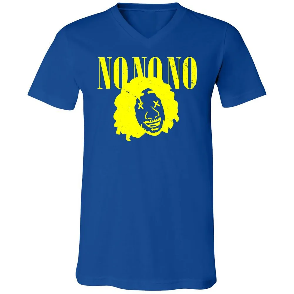 Unisex V-Neck T-Shirt - KUMC9B4Q - True Royal - 4