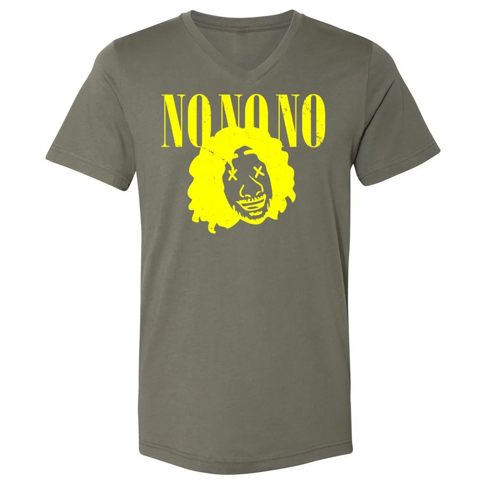 Unisex V-Neck T-Shirt - KUMC9B4Q - Military Green - 10