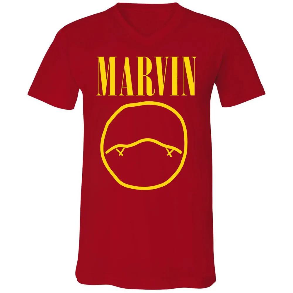 Unisex V-Neck T-Shirt - AV1R88QB - Red - 3