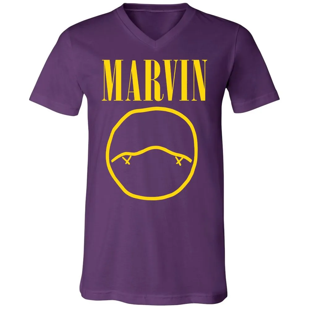 Unisex V-Neck T-Shirt - AV1R88QB - Team Purple - 9
