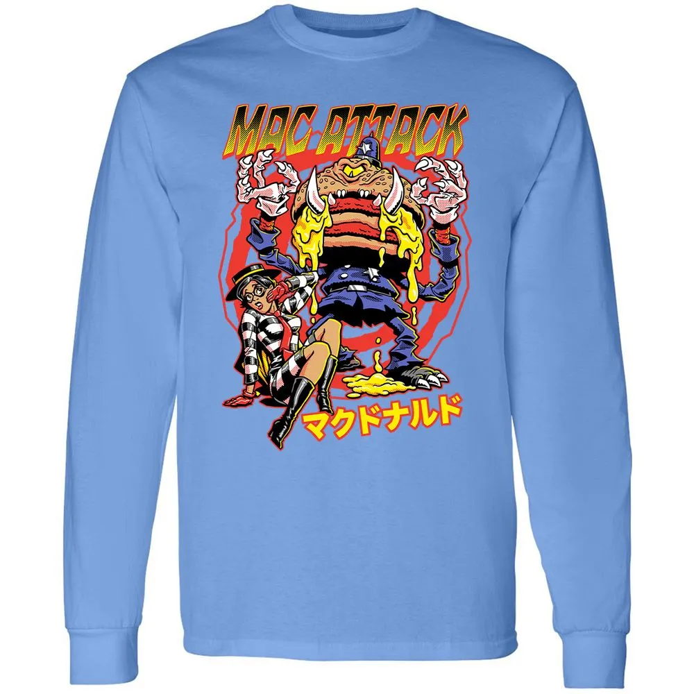 Long Sleeve T-Shirt - GWKB8QW8 - Carolina Blue - 12
