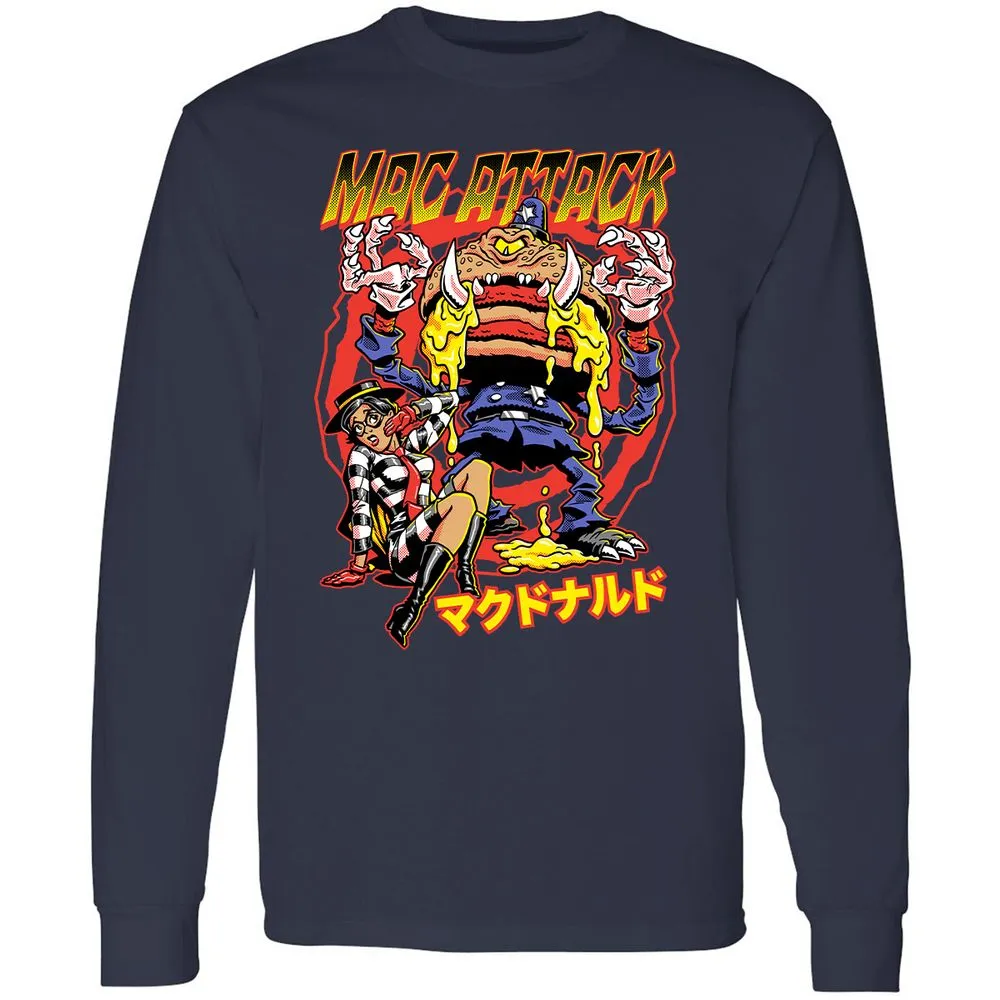 Long Sleeve T-Shirt - GWKB8QW8 - Navy - 2