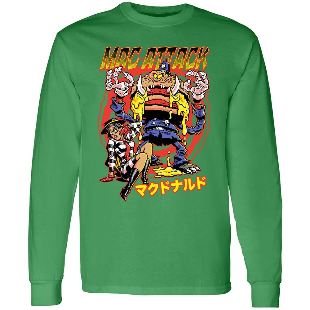 Long Sleeve T-Shirt - GWKB8QW8 - Irish Green - 10