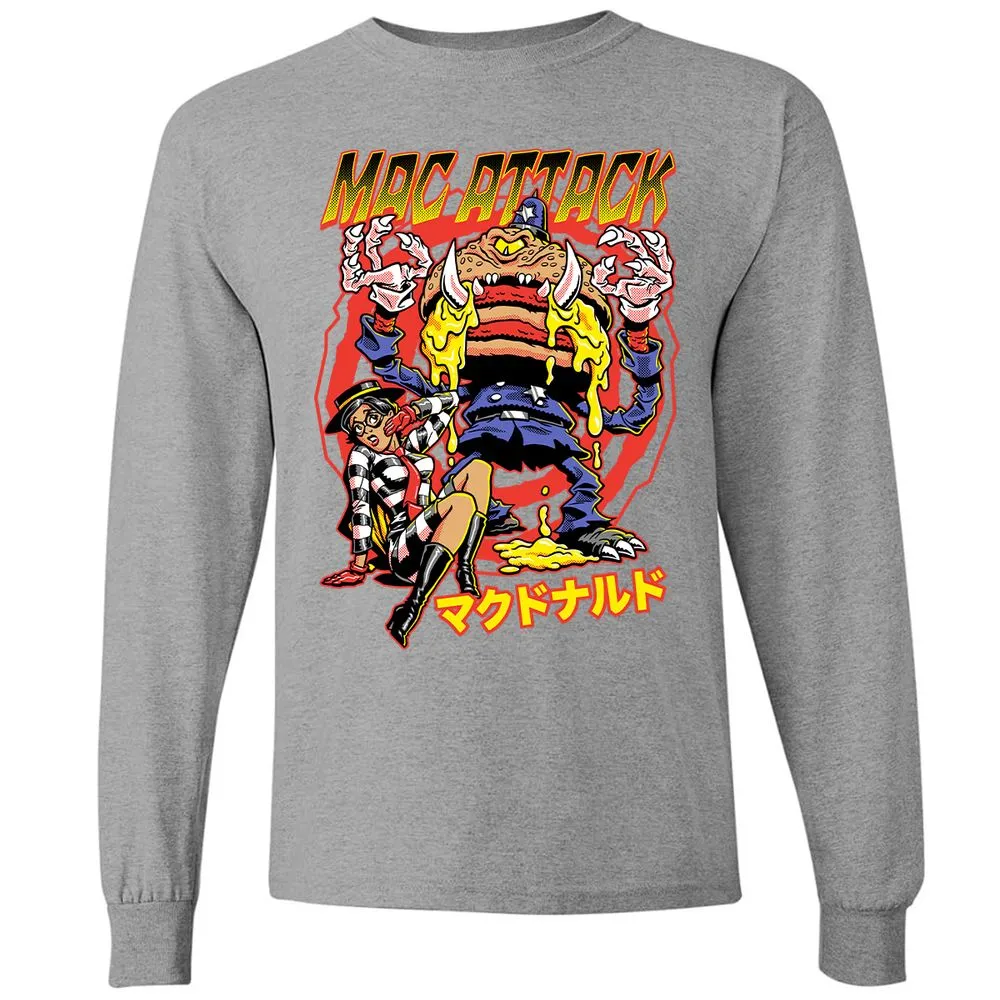 Long Sleeve T-Shirt - GWKB8QW8 - Graphite Heather - 6