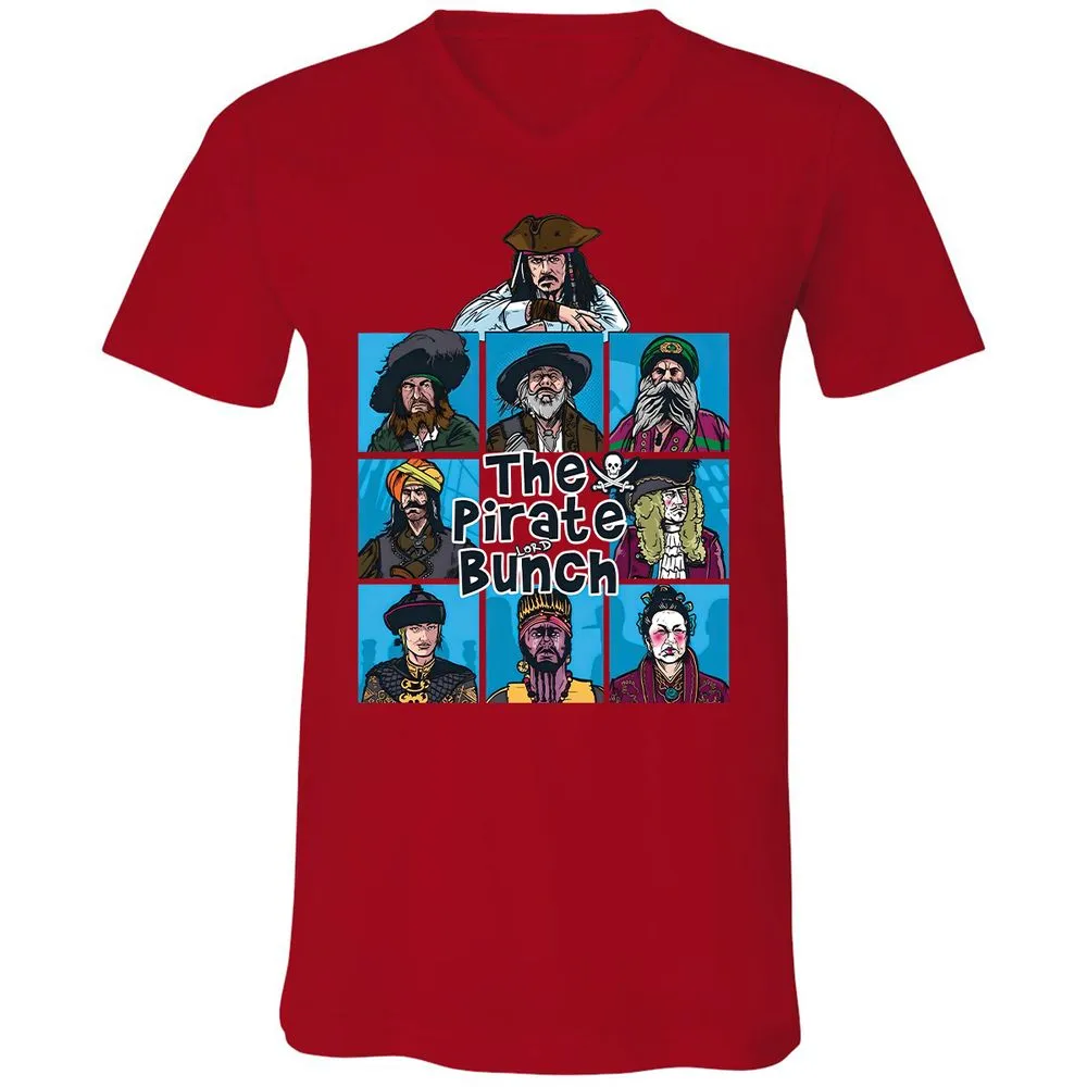 Unisex V-Neck T-Shirt - UFQEQMFK - Red - 3