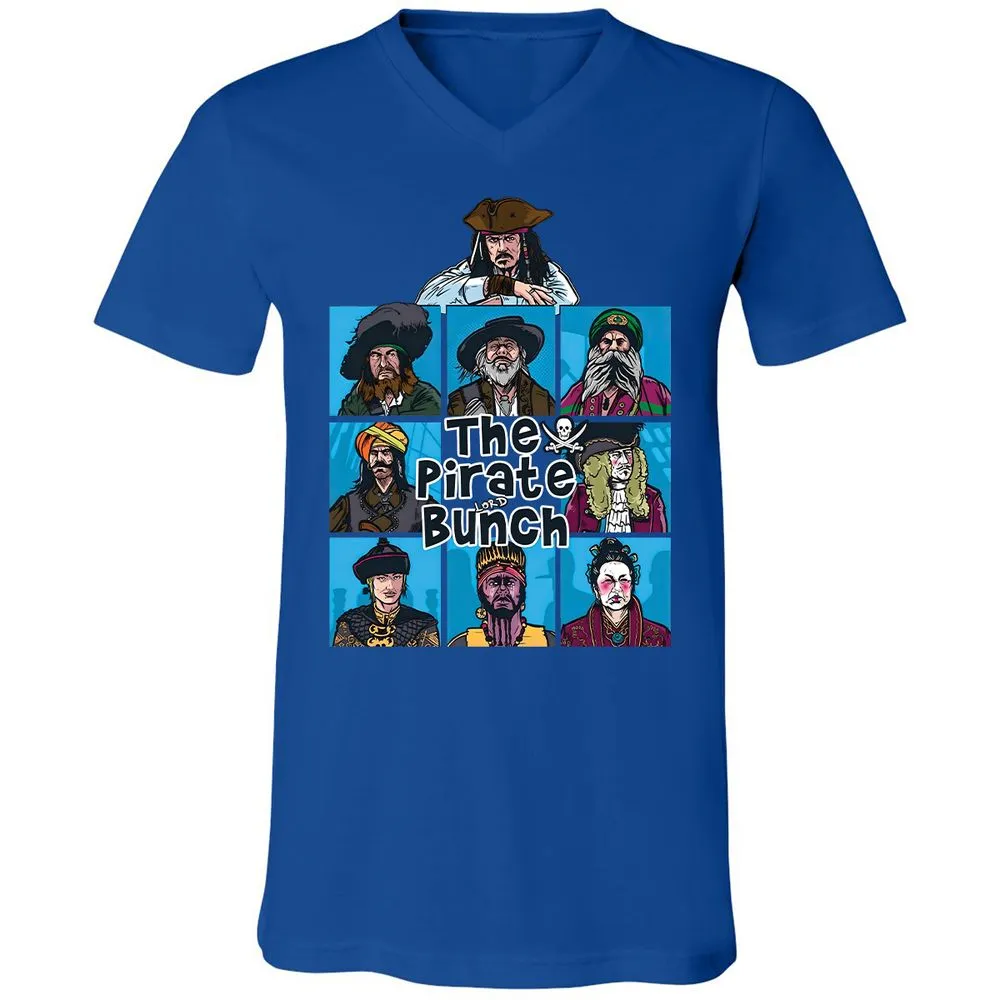 Unisex V-Neck T-Shirt - UFQEQMFK - True Royal - 4
