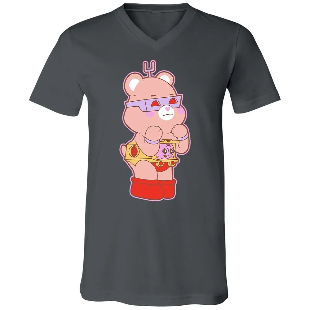Unisex V-Neck T-Shirt - CVWBE8SS - Asphalt - 12