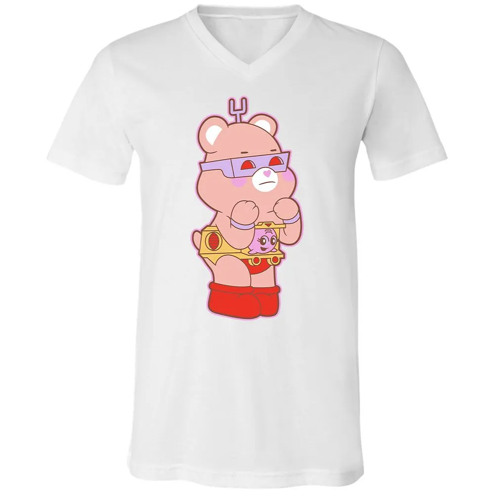 Unisex V-Neck T-Shirt - CVWBE8SS - White - 5