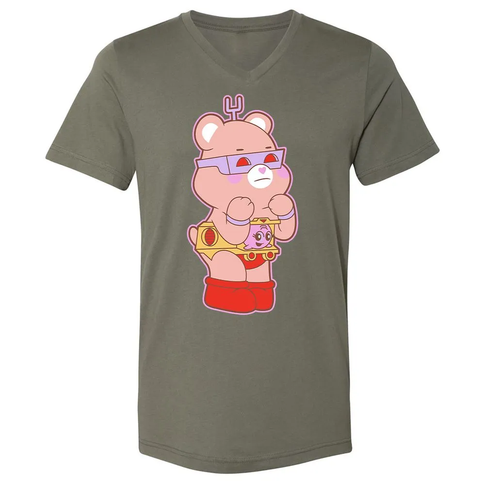 Unisex V-Neck T-Shirt - CVWBE8SS - Military Green - 10