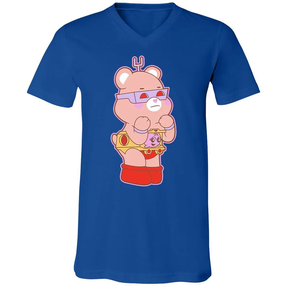 Unisex V-Neck T-Shirt - CVWBE8SS - True Royal - 4