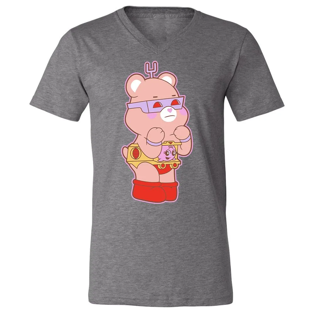 Unisex V-Neck T-Shirt - CVWBE8SS - Deep Heather - 13