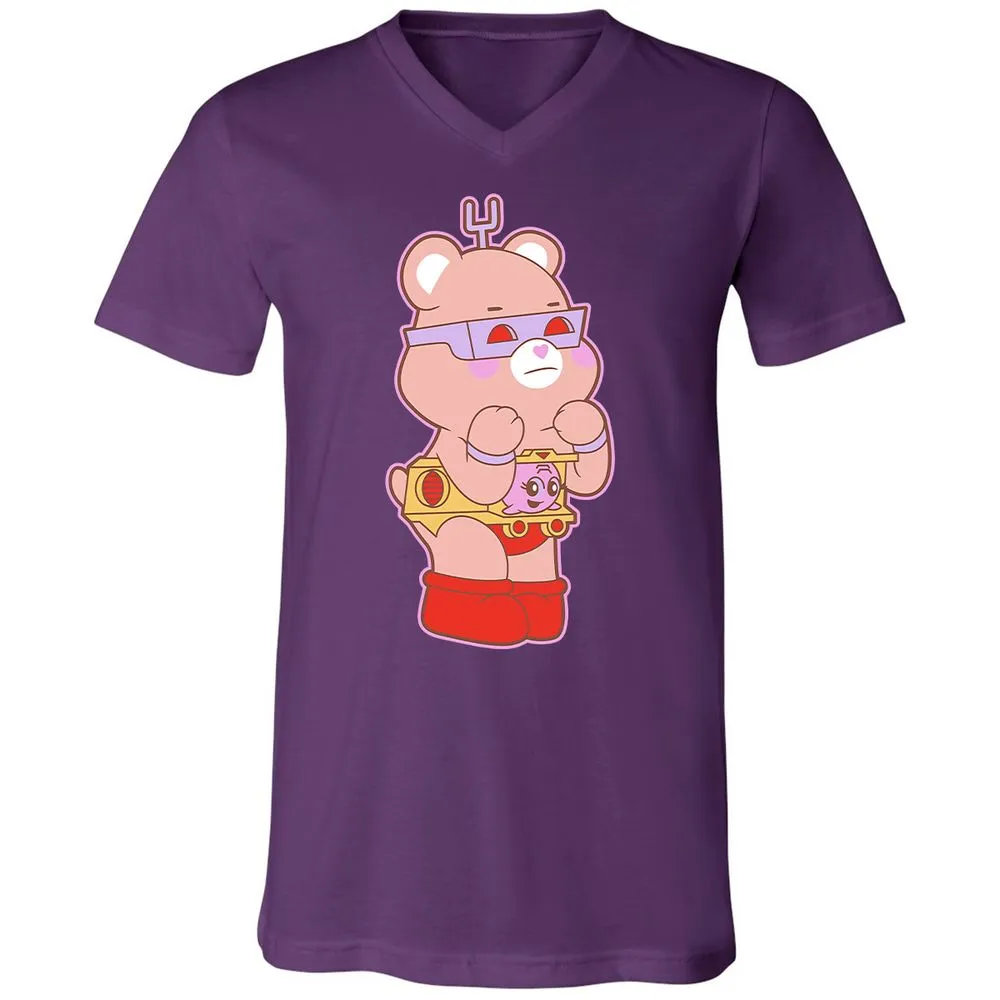 Unisex V-Neck T-Shirt - CVWBE8SS - Team Purple - 9