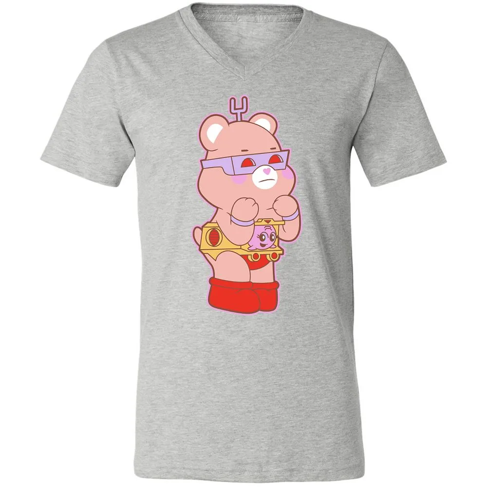 Unisex V-Neck T-Shirt - CVWBE8SS - Athletic Heather - 7