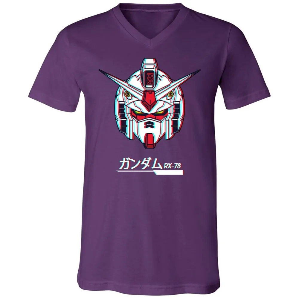 Unisex V-Neck T-Shirt - WQVEUS59 - Team Purple - 9