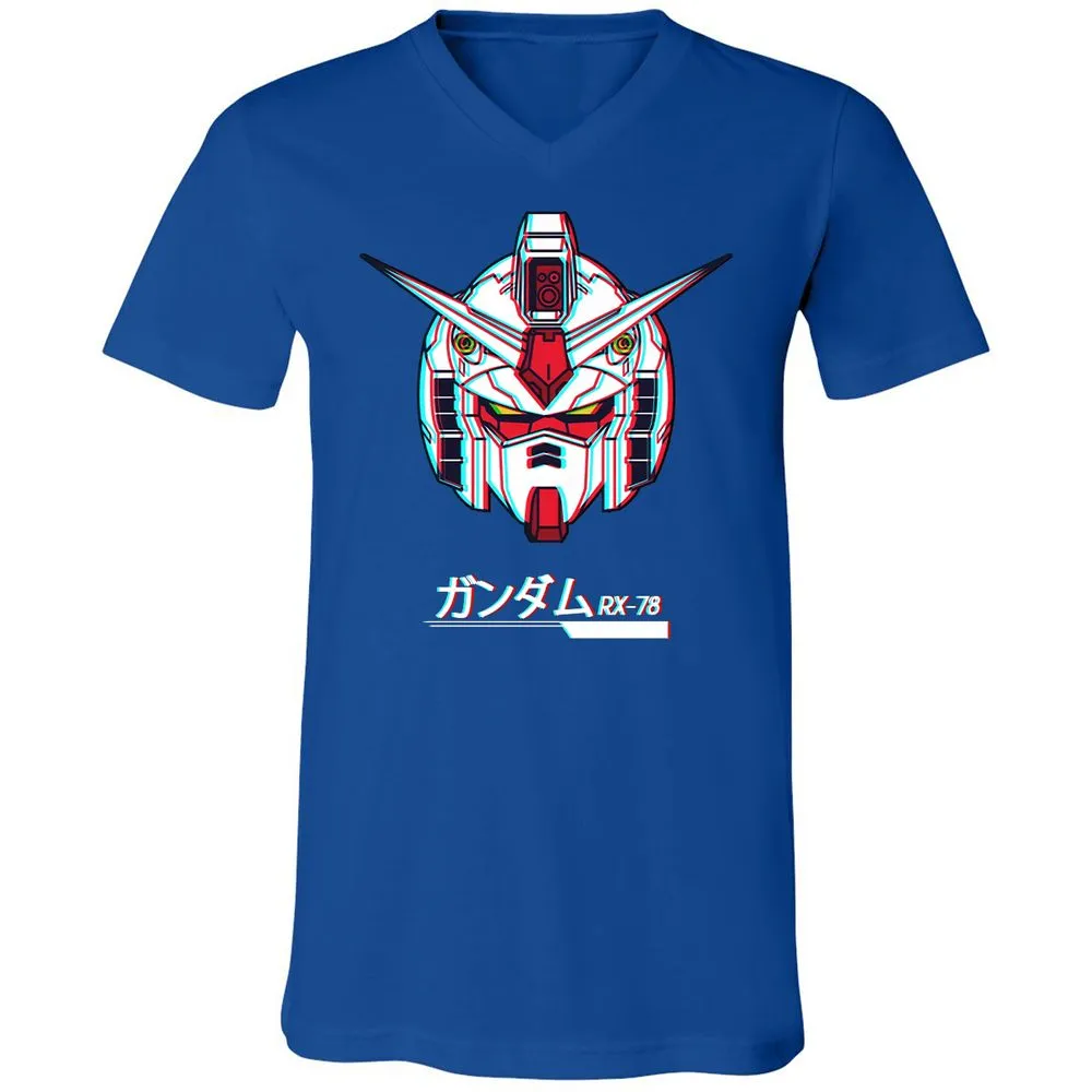 Unisex V-Neck T-Shirt - WQVEUS59 - True Royal - 4