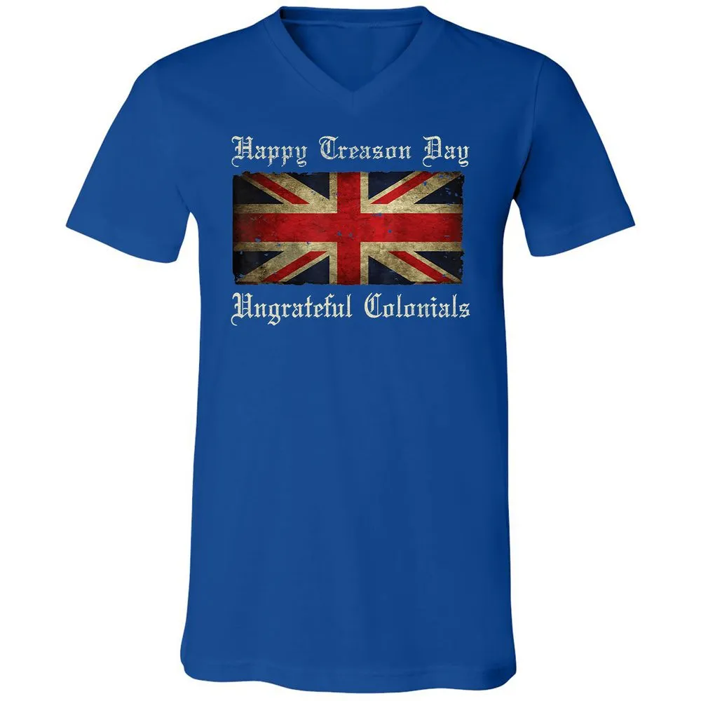 Unisex V-Neck T-Shirt - 8G7GUB33 - True Royal - 4