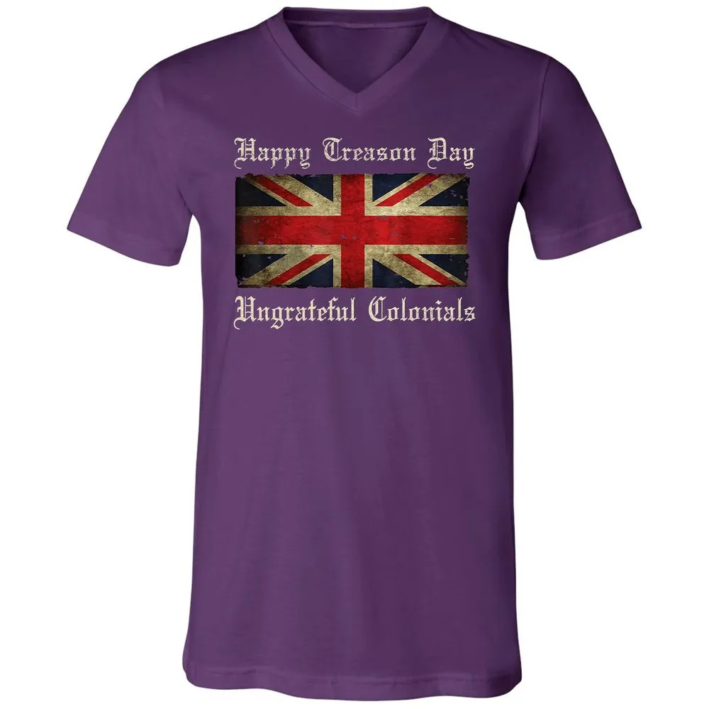 Unisex V-Neck T-Shirt - 8G7GUB33 - Team Purple - 9