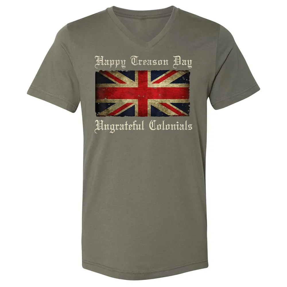 Unisex V-Neck T-Shirt - 8G7GUB33 - Military Green - 10