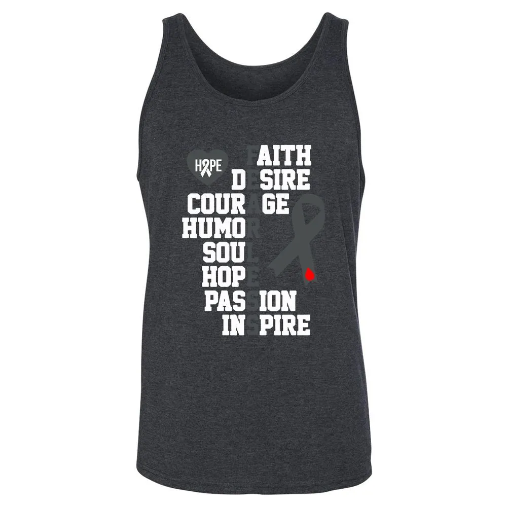 Unisex Jersey Tank - MN3RTFK1 - Dark Grey Heather - 6