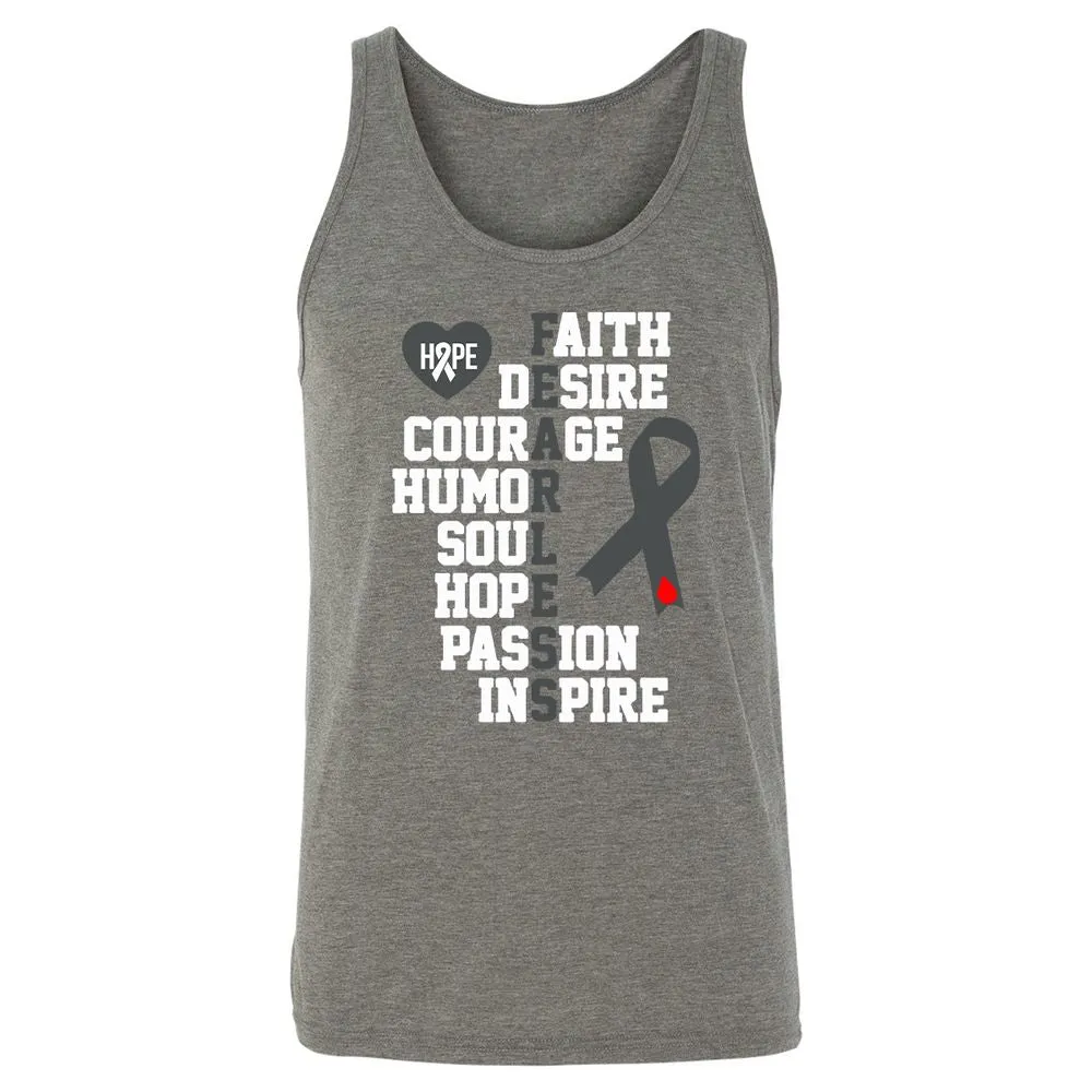 Unisex Jersey Tank - MN3RTFK1 - Grey Triblend - 8