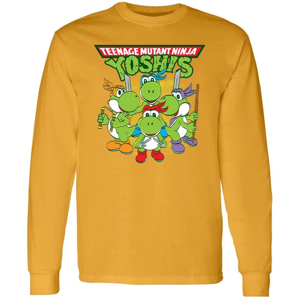 Long Sleeve T-Shirt - BPYK6ZTL - Gold - 9