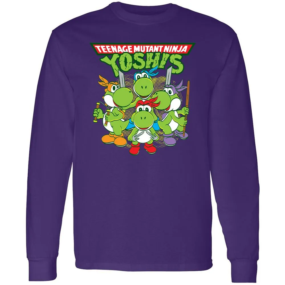 Long Sleeve T-Shirt - BPYK6ZTL - Purple - 13