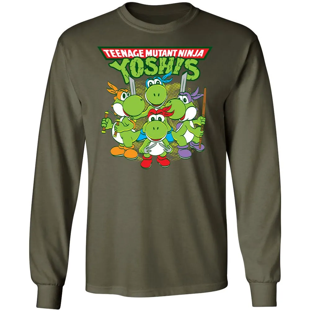 Long Sleeve T-Shirt - BPYK6ZTL - Military Green - 16