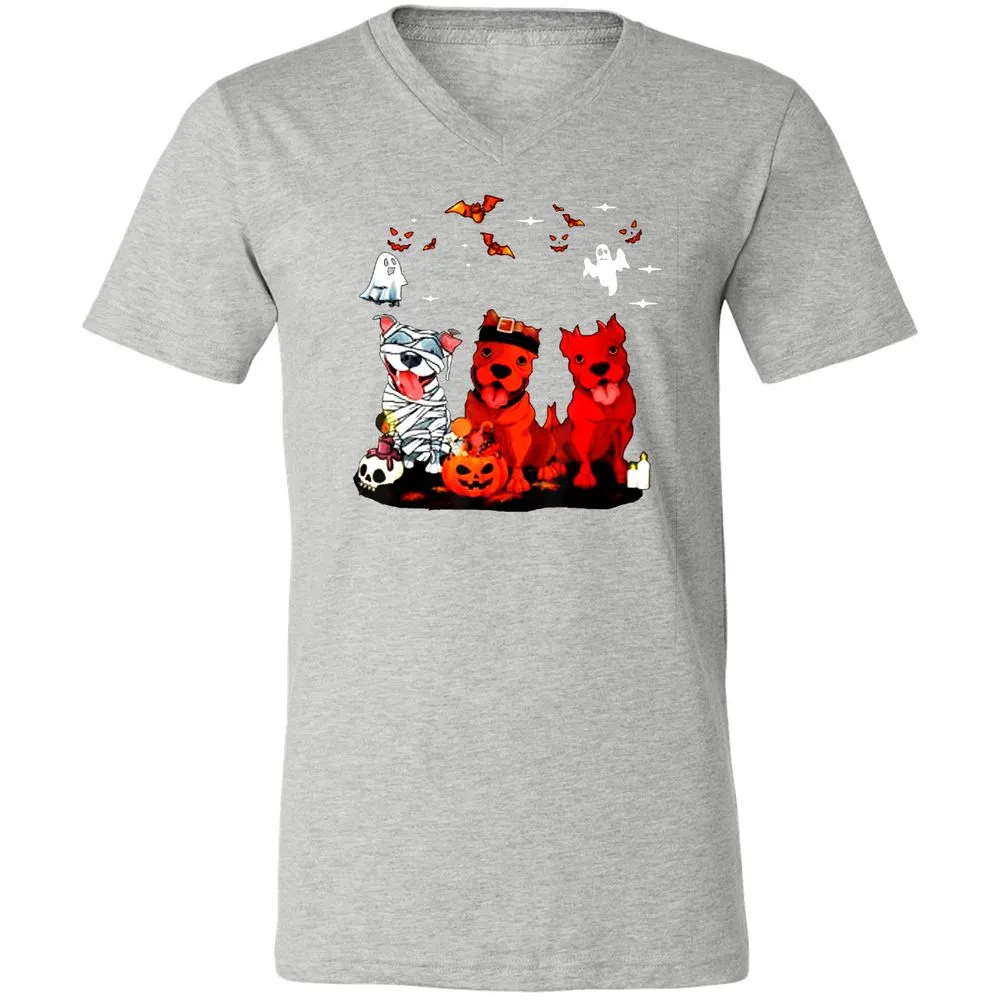 Unisex V-Neck T-Shirt - 41EQ1Y27 - Athletic Heather - 7
