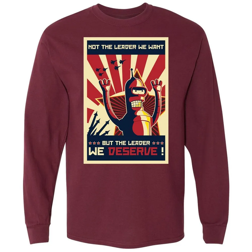 Long Sleeve T-Shirt - 138WX1AT - Maroon - 11