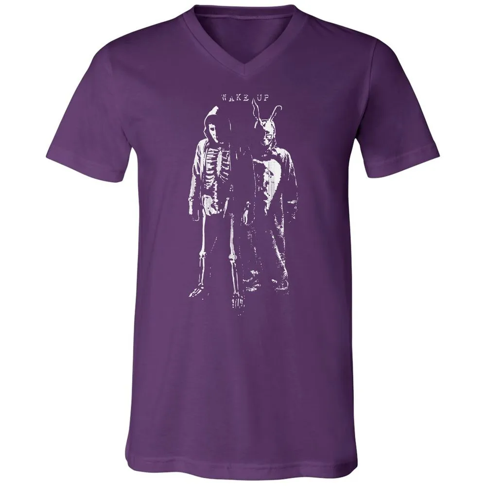 Unisex V-Neck T-Shirt - UEYGEB69 - Team Purple - 9