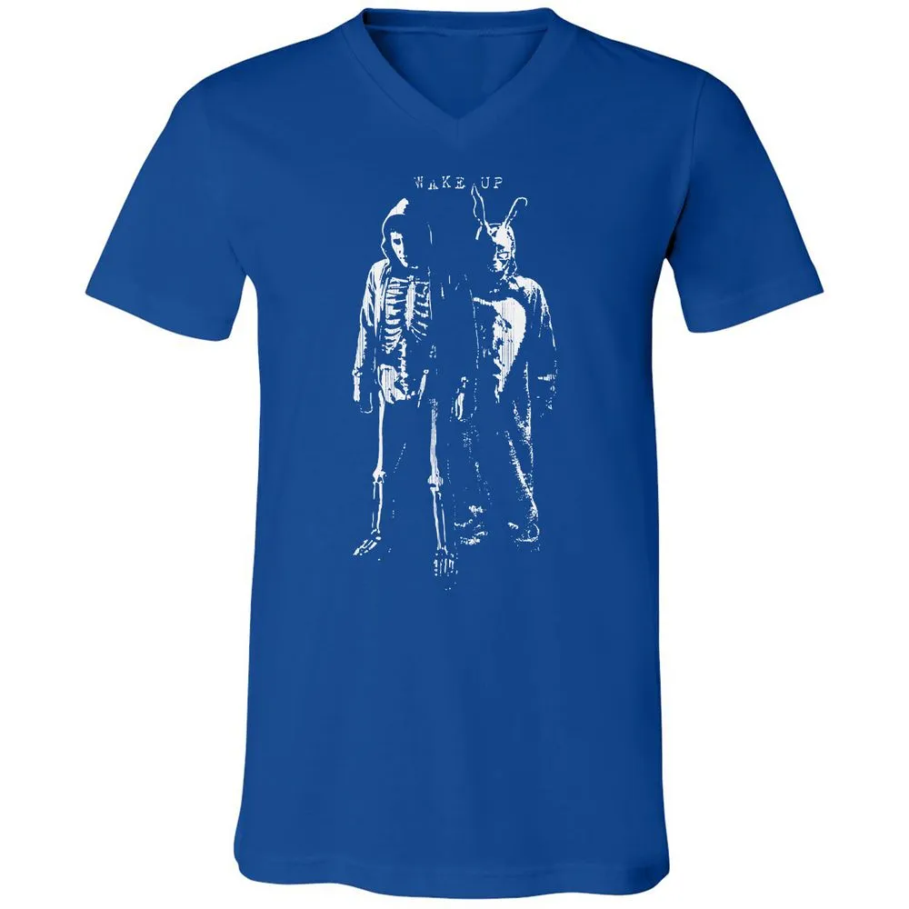 Unisex V-Neck T-Shirt - UEYGEB69 - True Royal - 4