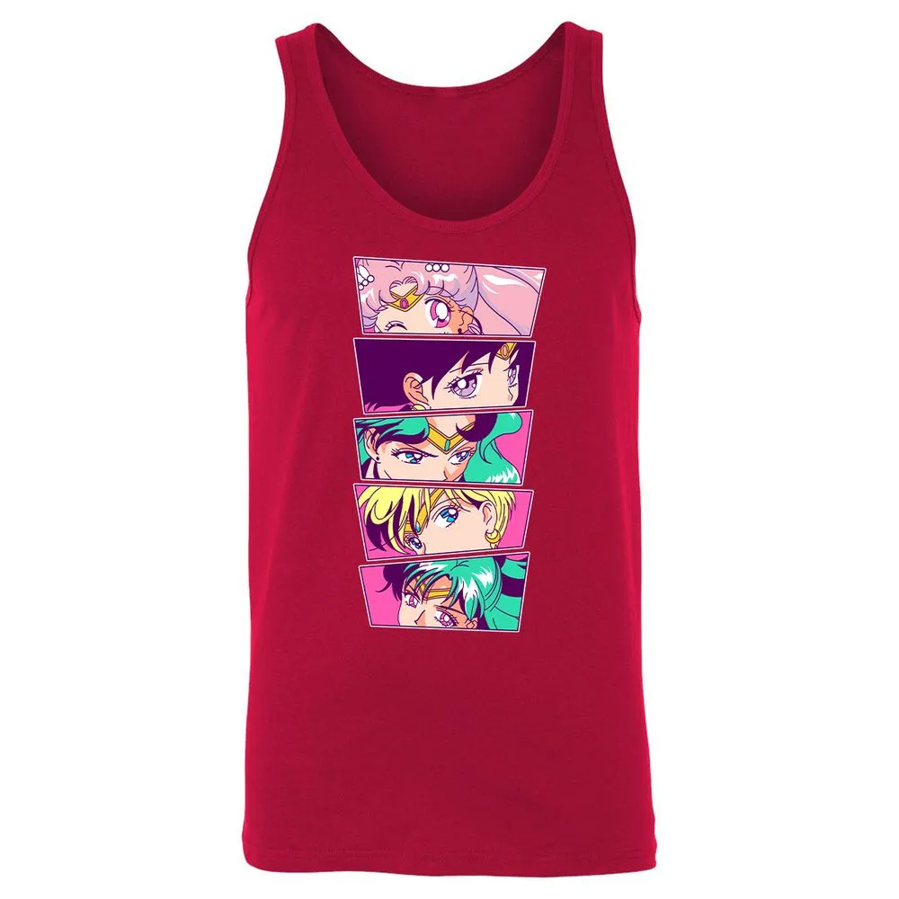 Unisex Jersey Tank - L93PG7ZF - Red - 11
